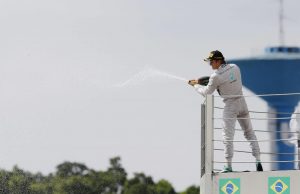 2014 Brazilian Grand Prix Sunday Nico Rosberg Podium Celebrations Venue / Date: Not entered / 09.11.2014