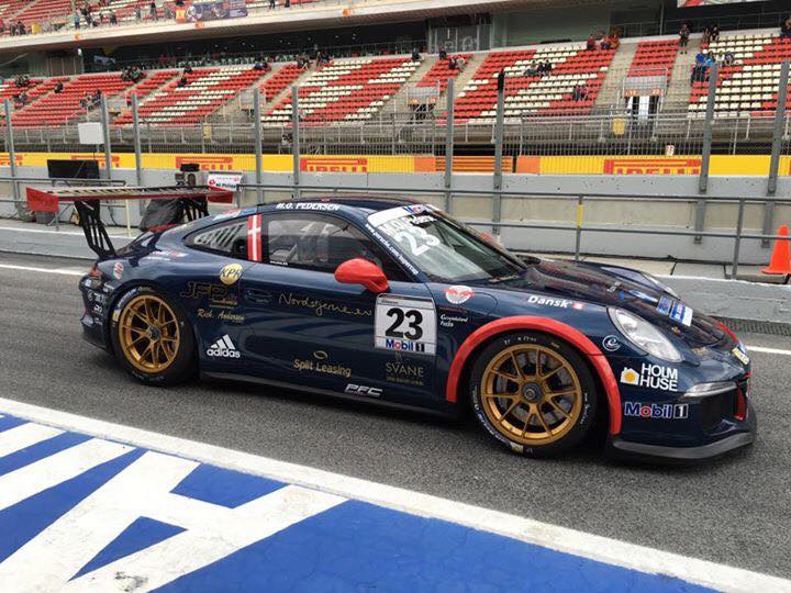 Mikkel O. Pedersen, Porsche Supercup 2016, Barcelona. Foto: Molitor Racing Systems, MRS