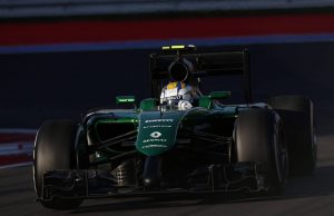 Sochi Autodrom, Sochi, Russia. Sunday 12 October 2014. Marcus Ericsson, Caterham CT05 Renault. World Copyright: Sam Bloxham/LAT Photographic. ref: Digital Image _SBL1133