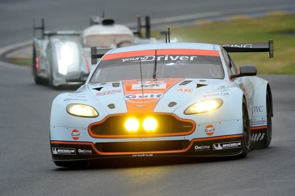 Allan Simonsen, Christoffer Nygaard og Kristian Poulsen deler Aston Martin Racing #95