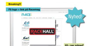 Få logo og link på Racemag for kun DKK 83 om måneden