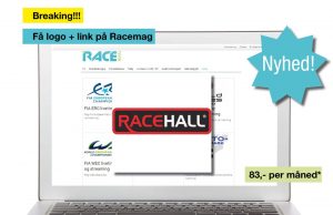 Få logo og link på Racemag for kun DKK 83 om måneden