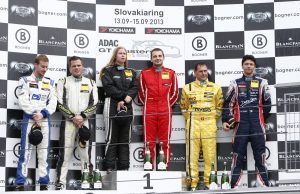Christina Nielsen, Kuba Giermaziak, Slovakiaring 2013, race 2 podie