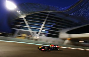 ABU DHABI, UNITED ARAB EMIRATES - NOVEMBER 02: Sebastian Vettel of Germany and Infiniti Red Bull Racing drives during qualifying for the Abu Dhabi Formula One Grand Prix at the Yas Marina Circuit on November 2, 2013 in Abu Dhabi, United Arab Emirates. (Photo by Clive Mason/Getty Images) *** Local Caption *** Sebastian Vettel