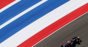 AUSTIN, TX - NOVEMBER 15: Sebastian Vettel of Germany and Infiniti Red Bull Racing drives during practice for the United States Formula One Grand Prix at Circuit of The Americas on November 15, 2013 in Austin, United States. (Photo by Mark Thompson/Getty Images) *** Local Caption *** Sebastian Vettel