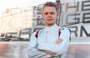 Kevin Magnussen tilfreds efter første testdag Kevin Magnussen, 2015, Porsche AG.jpg