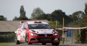 Kristian Poulsen / Ole R. Frederiksen i Sydhavsrally 2020. Foto: Allan Post