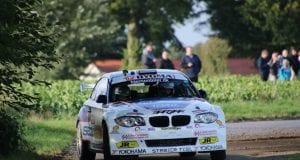 Kim Boisen/Louise Christiansen her under Cimbern Rallye 2020. Foto: Allan Post