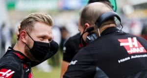 Kevin Magnussen på gridden i Portugal 2020