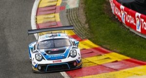 Michael Christensens Porsche undervejs på Spa-Francorchamps