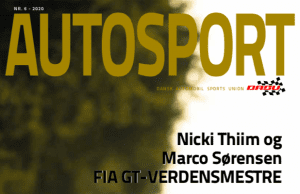 Forsiden til Autosport 6 2020 hylder Dane Train - læs bladet her