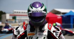 Frederik Vesti fejrer pole på Paul Ricard