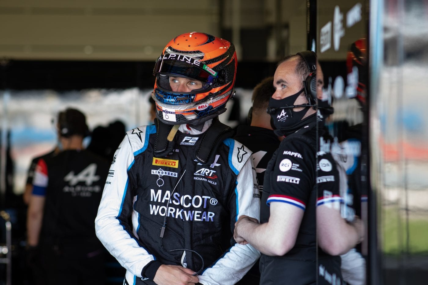 Christian Lundgaard i Formel 1-test i Alpine R.S.18. Foto: Alpine F1 Team