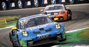 Den danske Porsche-kører Bastian Buus mistede terræn i rookiemesterskabet i en udfordrende fjerde afdeling af Porsche Carrera Cup Deutschland på Monza. Optimismen er dog stadig i behold hos den 18-årige racerkører.