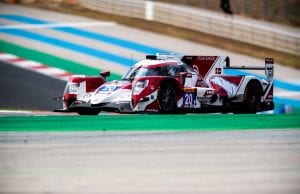 Tredjeplads til Jan Magnussen, Anders Fjordbach og Dennis Andersen, som lå til at vinde Pro-Am-klassen i anden afdeling af FIA World Endurance Championship på Portimao, da teknisk svigt sendte holdet ud af kampen kort før mål. Foto: Xynamic