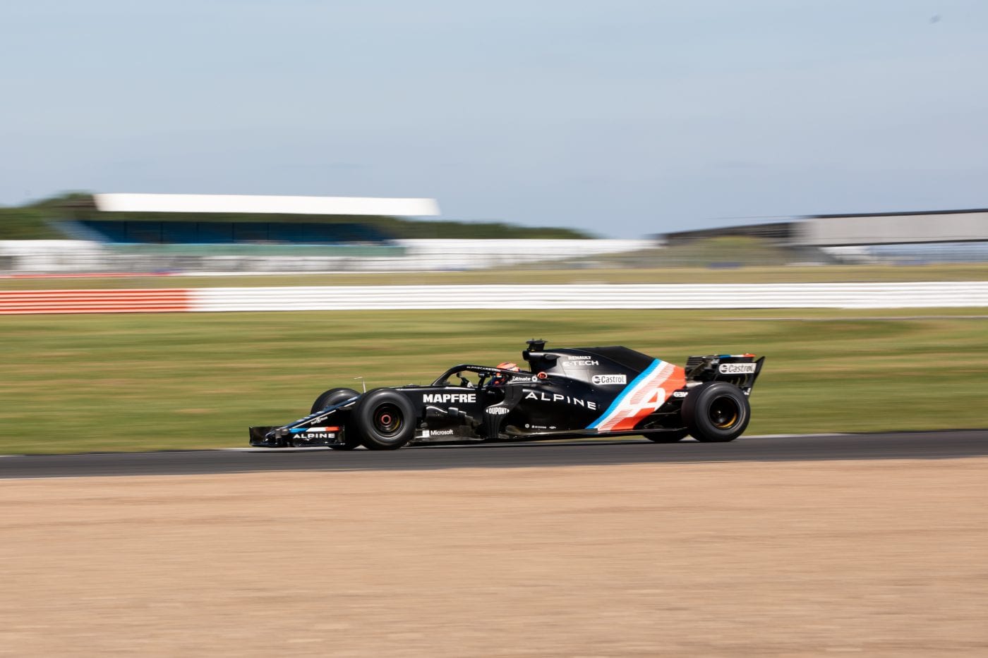 Christian Lundgaard i Formel 1-test i Alpine R.S.18. Foto: Alpine F1 Team