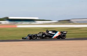 Christian Lundgaard i Formel 1-test i Alpine R.S.18. Foto: Alpine F1 Team