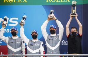 Det blev til en podieplads for Michael Christensen i GTE Pro klassen ved årets Le Mans, da han sammen med holdkammeraterne Kevin Estre og Neel Jani kørte deres Porsche 911 RSR i mål på tredjepladsen efter den vindende Ferrari 488 GTE og Corvette C8.R på andenpladsen.