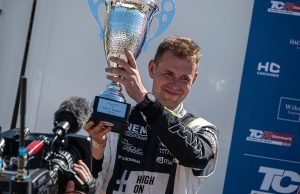 To succesfulde weekender på bybanerne har været medvirkende til at bringe Kasper H. Jensen i føring i den samlede stilling. Foto: Kim Gripping/TCR Denmark