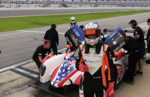 I december testede Malthe på Daytona med Sean Creech Motorsports. Foto: Malthe Jakobsen Motorsport