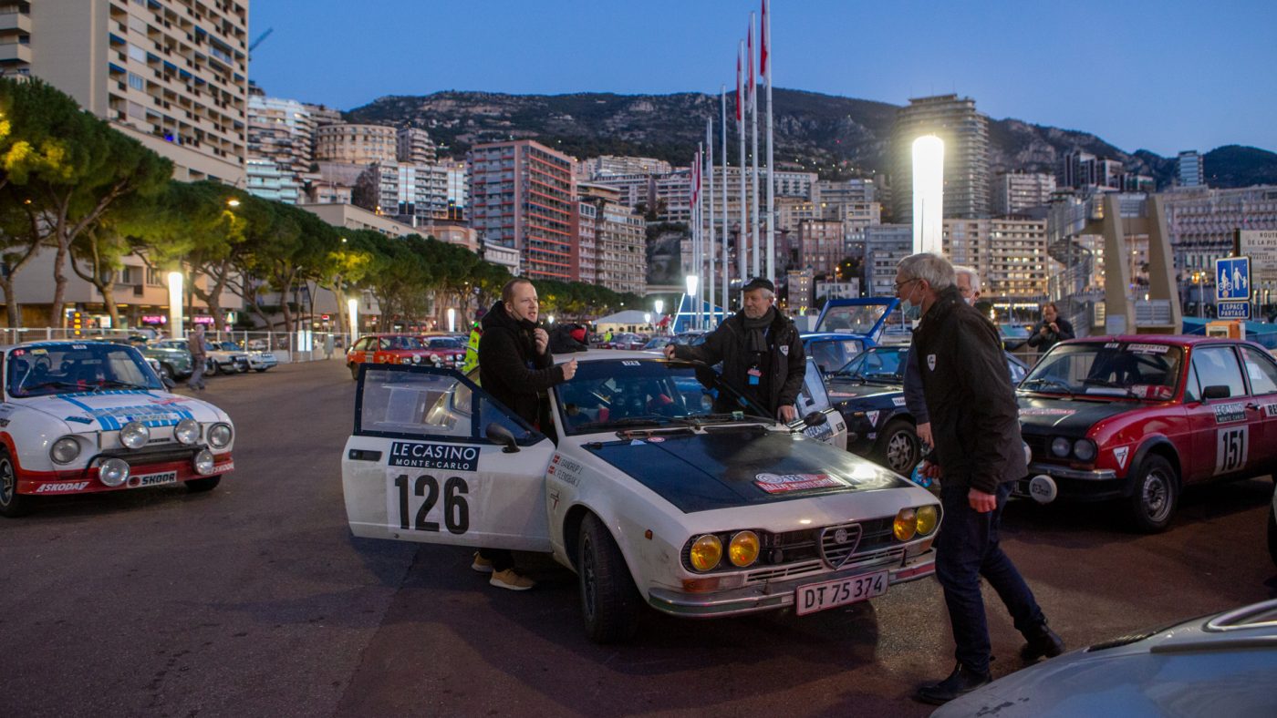 Jens Gandrup og Kristian er ankommet til havnen i Monaco