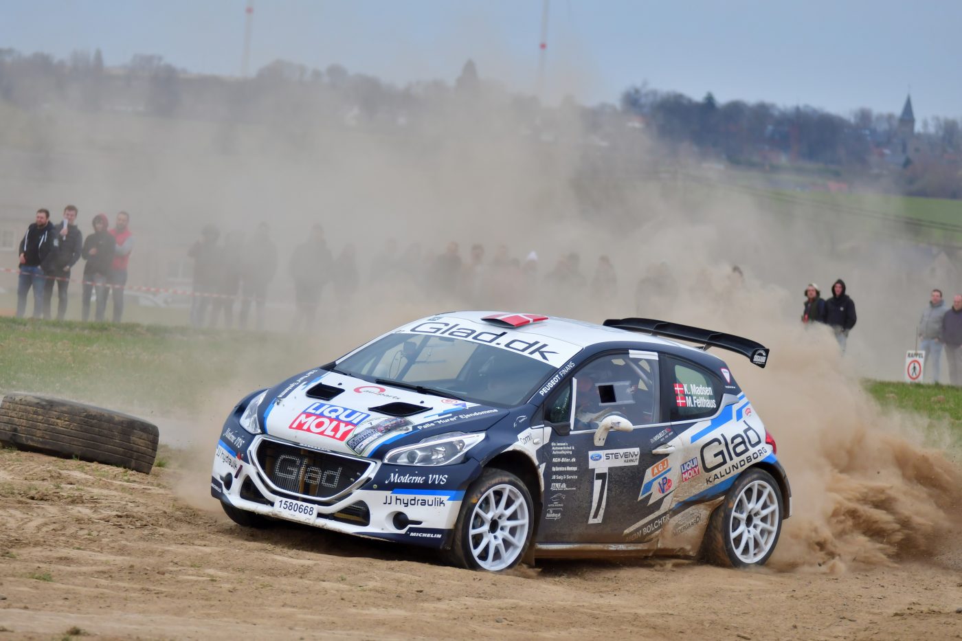En general andenplads blev resultatet for Kenneth Madsen og Mette Felthaus i Rallye de Hannut. Foto: Jérôme Deskeuvre.