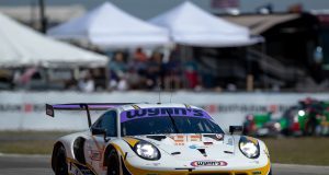 Mikkel O. Pedersen satte gode omgangstider under sin VM-debut på Sebring for Project 1 Motorsport (foto: Project 1).