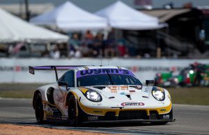 Mikkel O. Pedersen satte gode omgangstider under sin VM-debut på Sebring for Project 1 Motorsport (foto: Project 1).