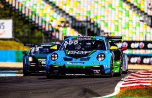 Bastian Buus på dobbeltpodie i Porsche Carrera Cup France