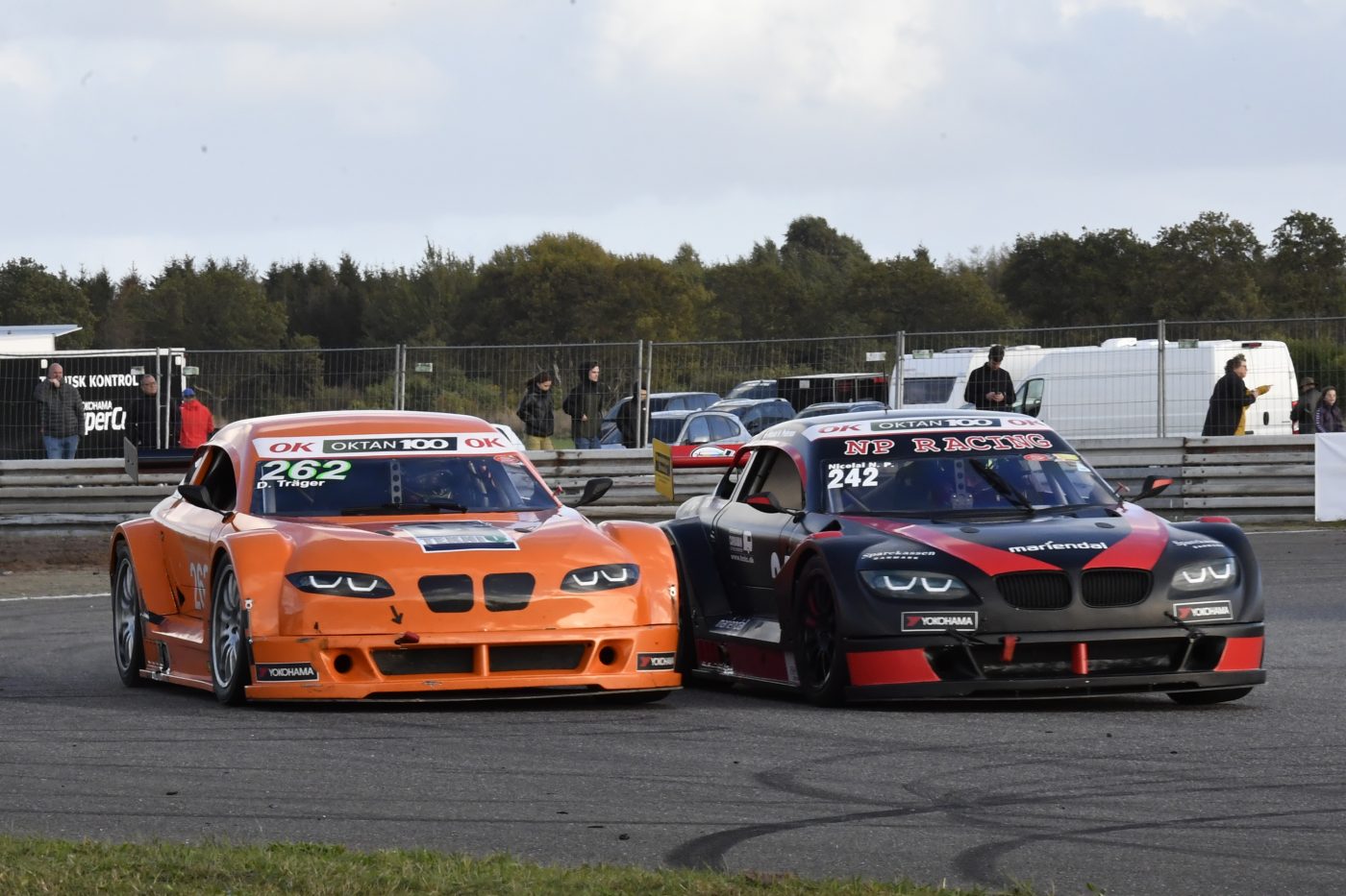 Kampen var hårfin i OK Oktan 100 Super 2L-klassen, hvor Nicolai Nygaard Pedersen (242) blev ny mester, mens Daniel Träger (262) tog bronzen (foto: Morten Kimer Hansen).