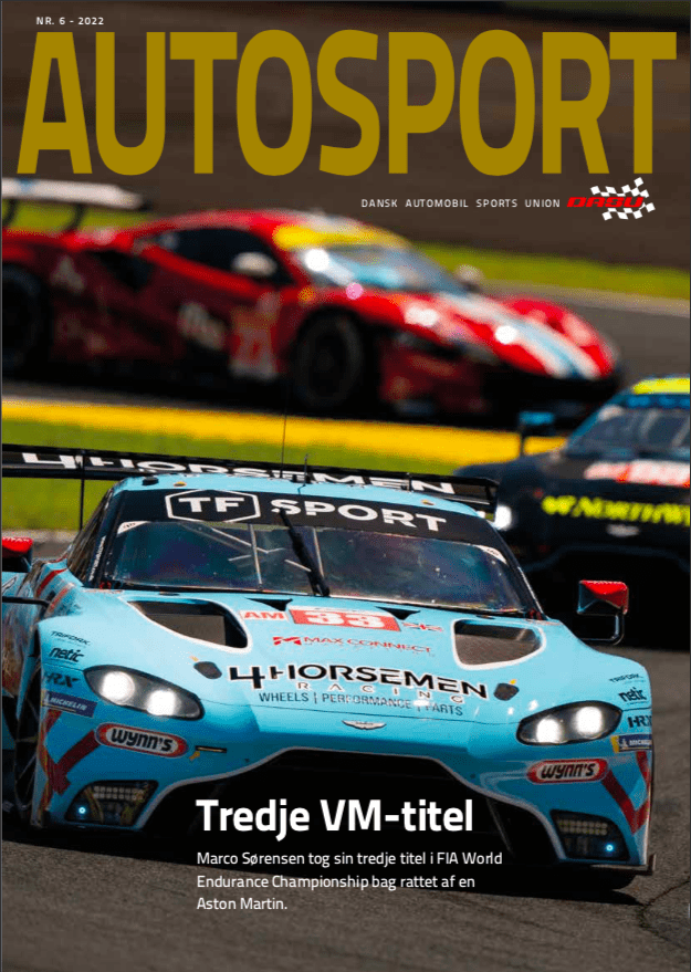 Marco Sørensen på forsiden af Autosport #6 2022