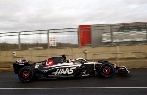 Kevin Magnussen, Haas F1 Team Shakedown, Silverstone 2023