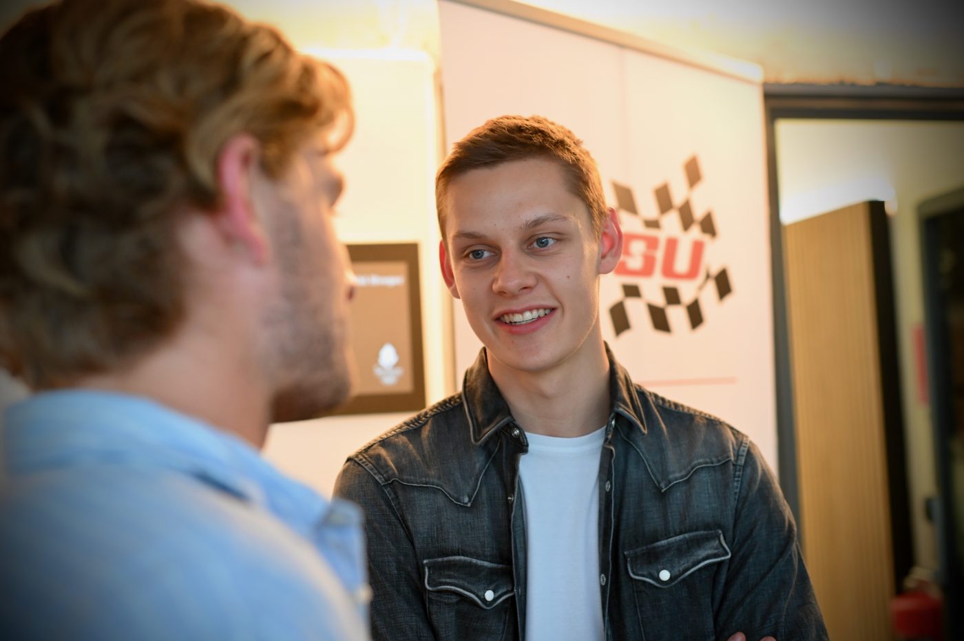 Oliver Rasmussen til Le Mans-pressemøde i Idrættens Hus 2023. Foto: Bo Skovfoged