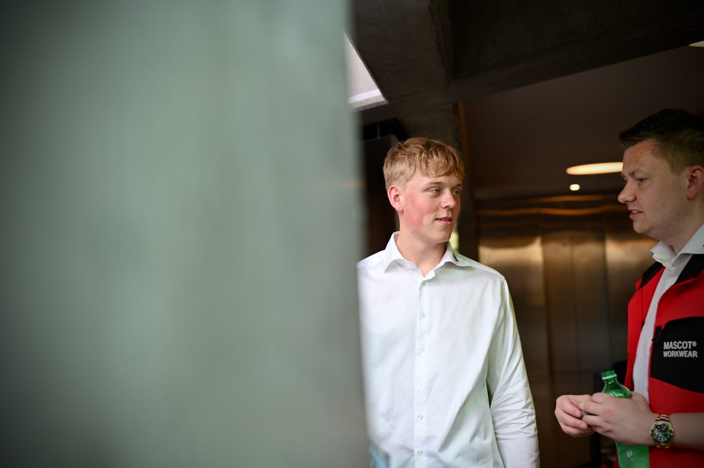 Gustav Birch til Le Mans-pressemøde i Idrættens Hus 2023. Foto: Bo Skovfoged