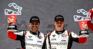 Frederik Schandorff og Brendan Iribe præsterede deres hidtil bedste IMSA-resultat med en andenplads i klassen og en samlet GTD-tredjeplads i søndagens ræs på Road America.