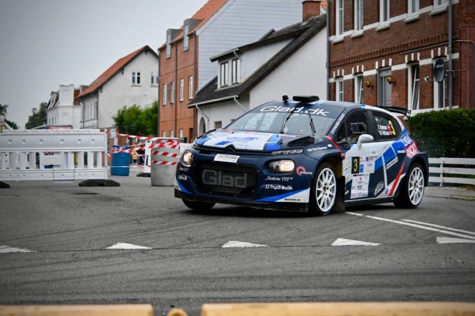 ”Det er tiende gang, vi arrangerer rally i Juelsminde.” Kenneth Madsen/Mette Felthaus i Juelsminde til au2parts Rally Jylland 2023
