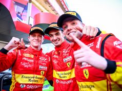 Stor Ferrari-jubel i Barcelona, hvor det søndag lykkedes for Nicklas Nielsen og resten af AF Corse-teamet at køre sæsonens første sejr hjem i GT World Challenge Europe Endurance Cup.