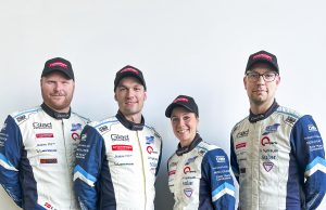 Team Glads 2025-mandskab - (f.v.) Kenneth Madsen, Mads Dalsgager, Line Nedergaard og Jacob Madsen (foto: Glad Sport).