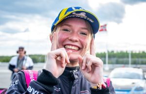 ”Yes. Sejr nummer 2.” Det var en glad Lærke Rønn, som kunne vende hjem fra Nordsverige (foto: A1 Work).