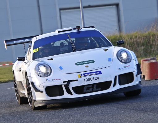 Ib Kragh i hans nye fartmonster, en Han af en Porsche 991.1. RS GT3