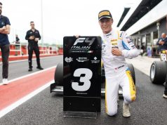18-årige David Walther var weekendens helt store overraskelse i sæsonåbneren af Italian F4 Championship, og indtog podiet hele to gange.