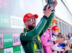 Nicki Thiim sikrede historisk DTM-podie for Aston Martin
