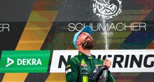 Nicki Thiim fejrer sejr på Norisring