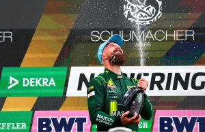Nicki Thiim historisk på Norisring Nicki Thiim fejrer sejr på Norisring