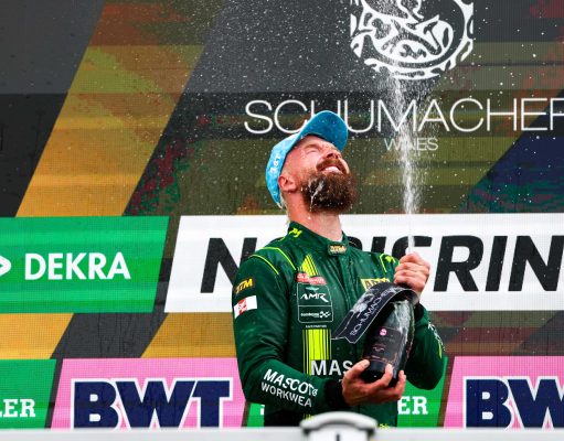 Nicki Thiim fejrer sejr på Norisring