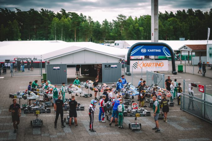 Image 6/11 - Atmosphere [2026 Mondokart.com FIA Karting European Championship - OK & Junior, R4 and 2026 FIA Karting Academy Trophy - Senior, R3, Asum Ring - Kristianstad (SWE), 02/08/2026] (Photo FIA Karting/KSP)