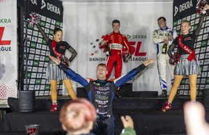 Alex Maansen tog følelsesladet Night Race-sejr Nymark Racing Academys Alex Maansen sejrede ved årets Night Race (foto: Grippo).