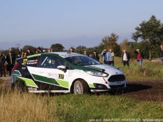 Anders Kirkeby Hansen og Nicolai Aamann fra AH Motorsport kunne ved Rally Stoholm sætte punktum for en stærk sæson med sejren i klasse 4 i Nordic Rally Championship.
