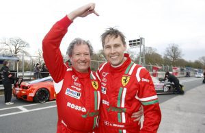 Allan Simonsen kørte flere sæsoner sammen med Hector Lester - her fra Oulton Park 2013