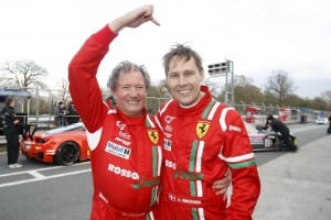 Allan Simonsen kørte flere sæsoner sammen med Hector Lester - her fra Oulton Park 2013